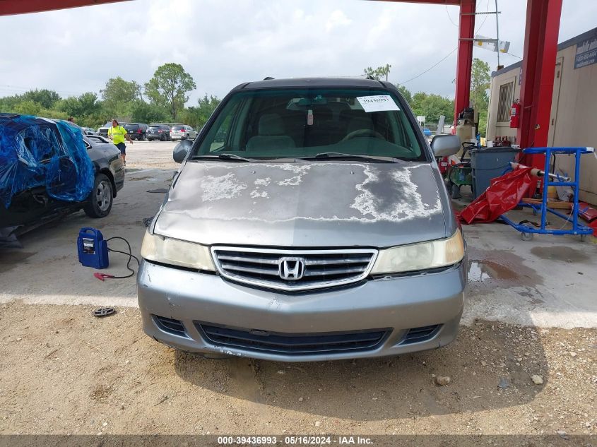 2002 Honda Odyssey Ex VIN: 2HKRL18692H507420 Lot: 39436993