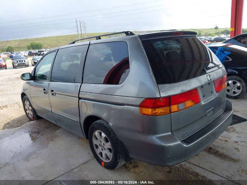 2002 Honda Odyssey Ex VIN: 2HKRL18692H507420 Lot: 39436993