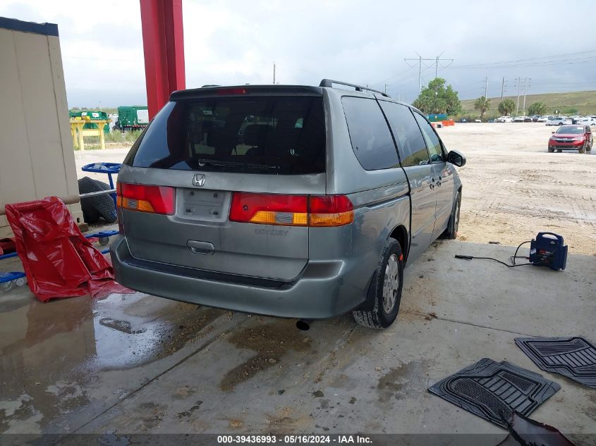 2002 Honda Odyssey Ex VIN: 2HKRL18692H507420 Lot: 39436993