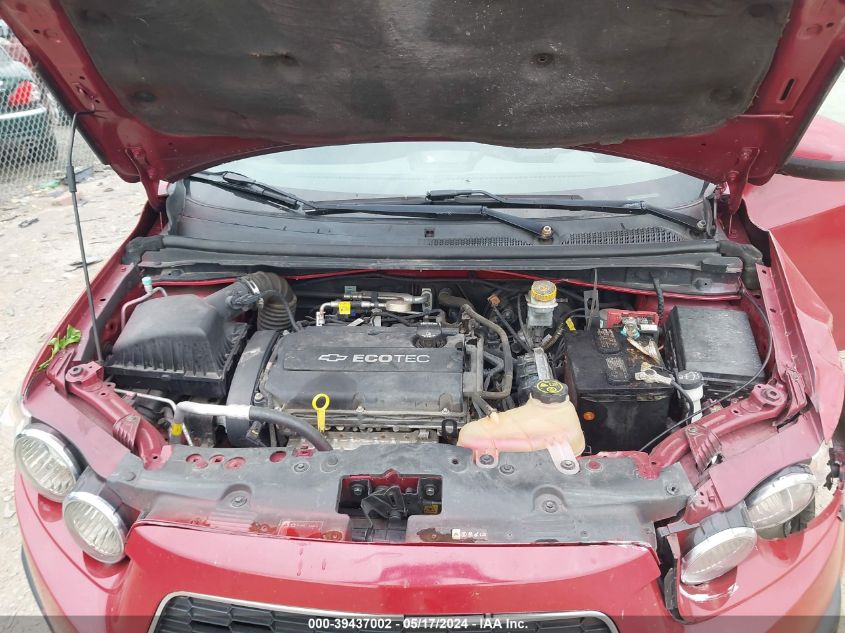 2015 Chevrolet Sonic Lt Auto VIN: 1G1JC5SH4F4206430 Lot: 39437002