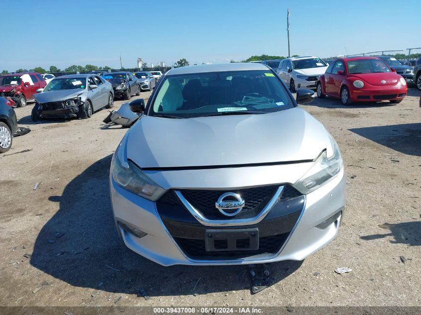 2018 Nissan Maxima 3.5S/Sv/Sl/Sr/Plat VIN: 1N4AA6APXJC367963 Lot: 39437008