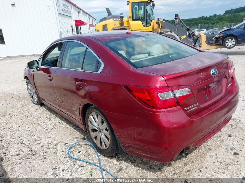 2015 Subaru Legacy 2.5I Premium VIN: 4S3BNBD67F3012240 Lot: 39437042