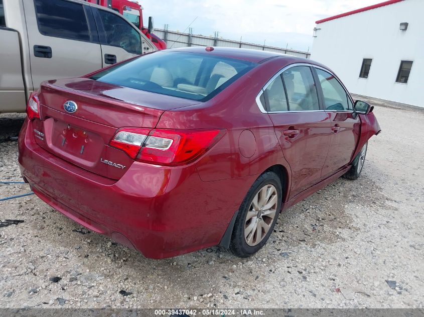 2015 Subaru Legacy 2.5I Premium VIN: 4S3BNBD67F3012240 Lot: 39437042