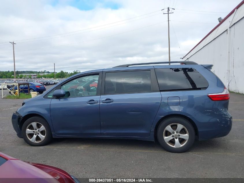 2015 Toyota Sienna Le 8 Passenger VIN: 5TDKK3DCXFS635192 Lot: 39437051