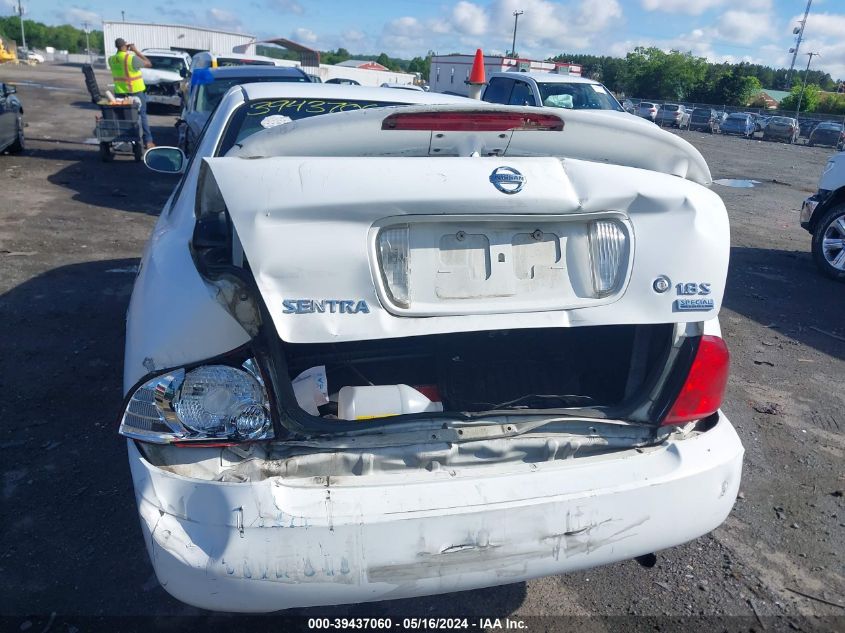 2006 Nissan Sentra 1.8S VIN: 3N1CB51D66L590614 Lot: 39437060