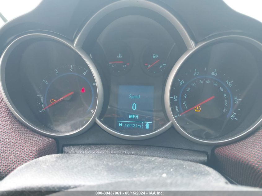 2012 Chevrolet Cruze Eco VIN: 1G1PJ5SC7C7223169 Lot: 39437061