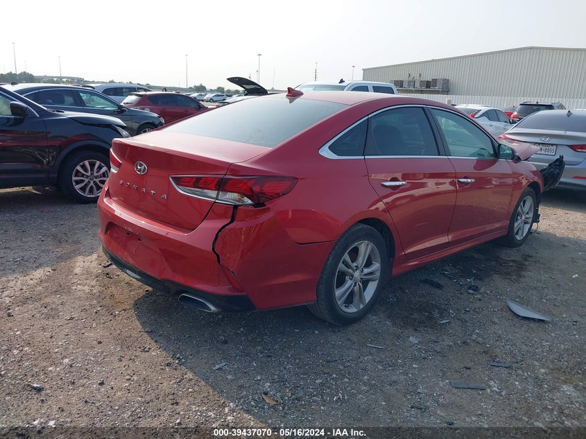 VIN 5NPE34AF2JH662240 2018 HYUNDAI SONATA SEL