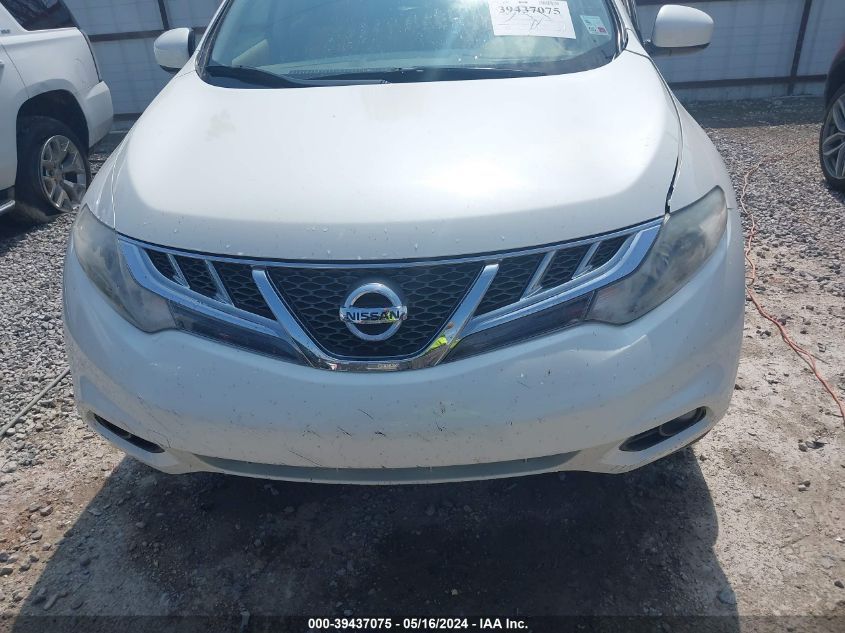 2014 Nissan Murano Sv VIN: JN8AZ1MU0EW403546 Lot: 39437075