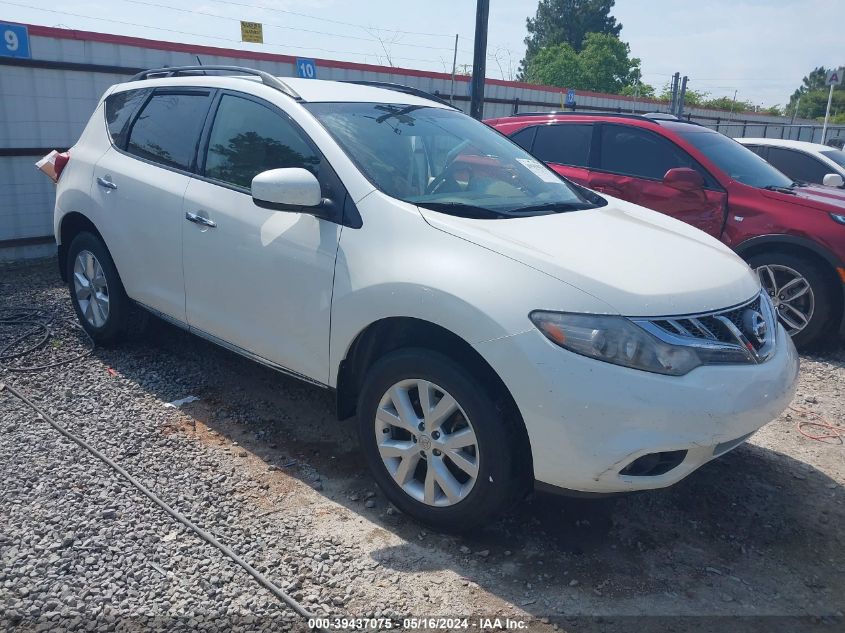 2014 Nissan Murano Sv VIN: JN8AZ1MU0EW403546 Lot: 39437075