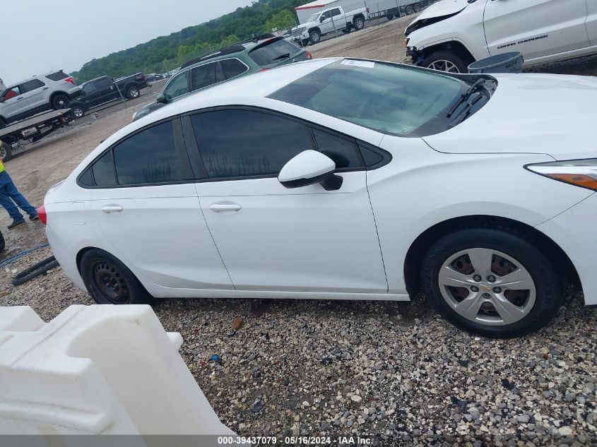 2017 Chevrolet Cruze Ls Manual VIN: 3G1BB5SM4HS522501 Lot: 39437079