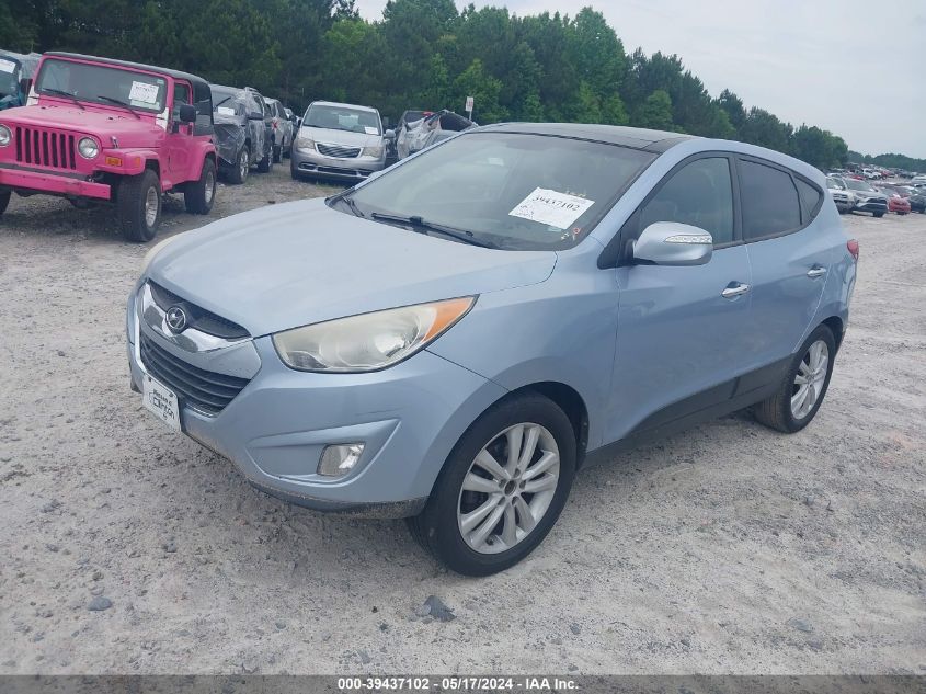 2013 Hyundai Tucson Limited VIN: KM8JU3AC4DU675301 Lot: 39437102