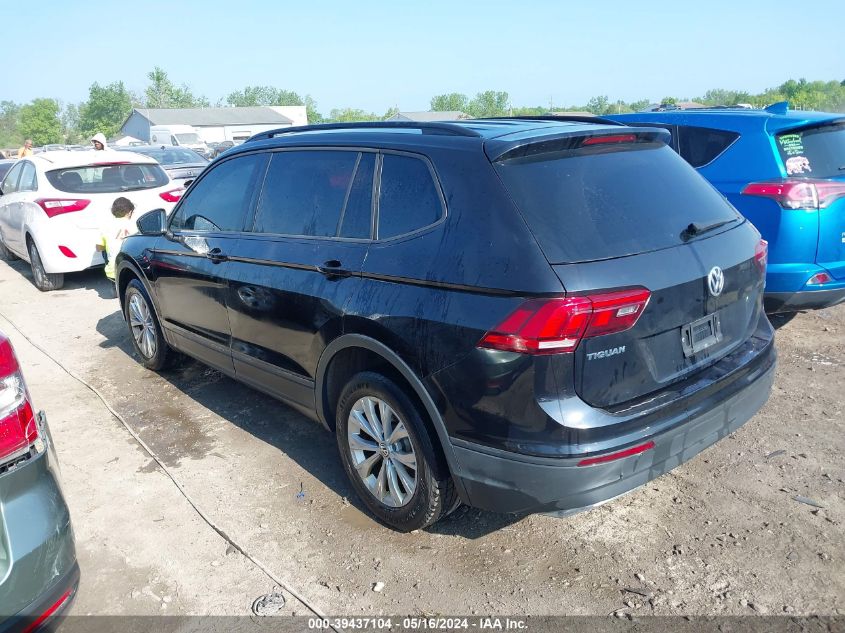 2018 Volkswagen Tiguan 2.0T S VIN: 3VV1B7AXXJM027421 Lot: 39437104