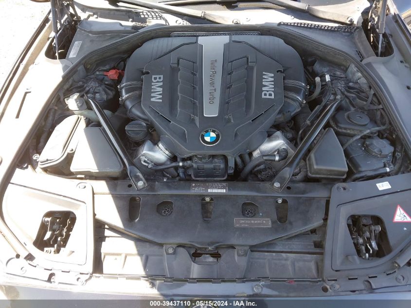 2011 BMW 550I VIN: WBAFR9C5XBC758454 Lot: 39437110