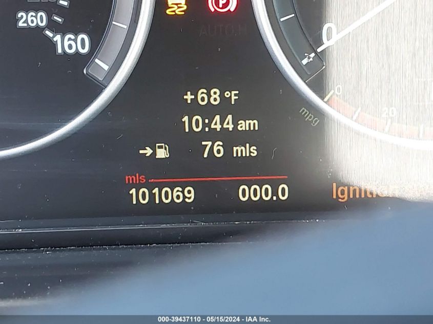 2011 BMW 550I VIN: WBAFR9C5XBC758454 Lot: 39437110