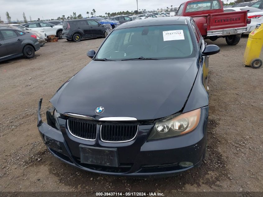 2006 BMW 325I VIN: WBAVB13576PT22077 Lot: 39437114