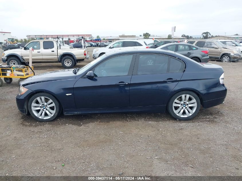 2006 BMW 325I VIN: WBAVB13576PT22077 Lot: 39437114
