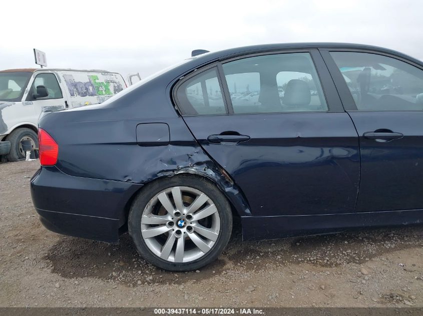 2006 BMW 325I VIN: WBAVB13576PT22077 Lot: 39437114