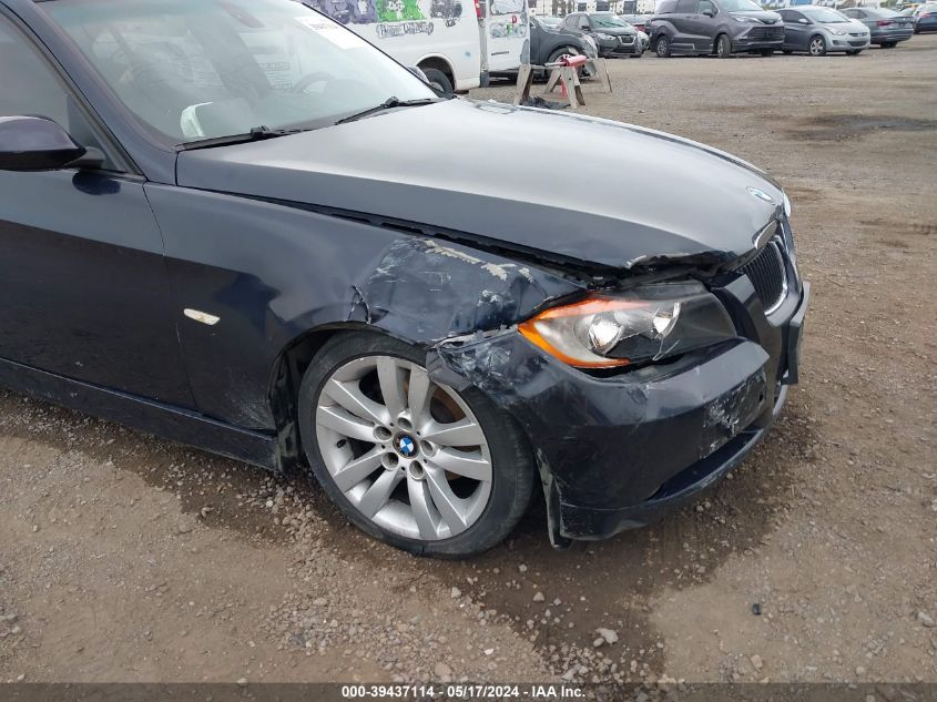 2006 BMW 325I VIN: WBAVB13576PT22077 Lot: 39437114