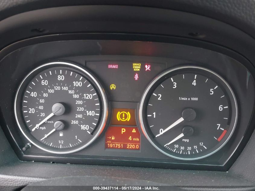 2006 BMW 325I VIN: WBAVB13576PT22077 Lot: 39437114