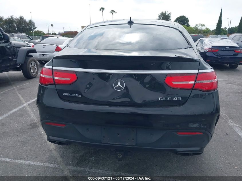 2019 Mercedes-Benz Gle Coupe 43 Amg VIN: 4JGED6EB3KA129723 Lot: 39437121