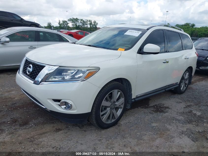 2015 Nissan Pathfinder Platinum VIN: 5N1AR2MM1FC689178 Lot: 39437133