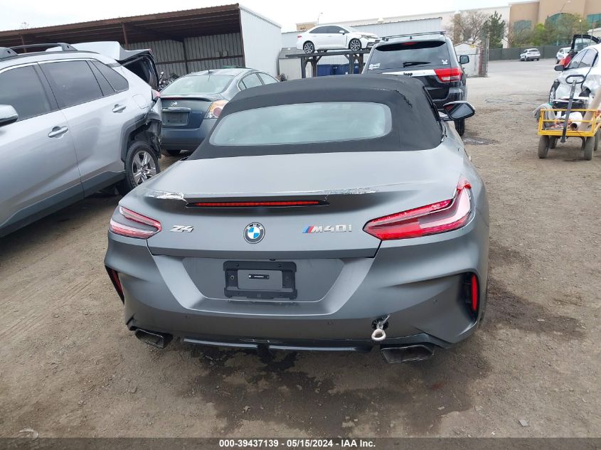 2024 BMW Z4 M40I VIN: WBAHF9C02RWY36725 Lot: 39437139