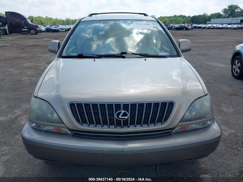 2000 Lexus Rx 300 VIN: JT6HF10U3Y0099250 Lot: 39437140