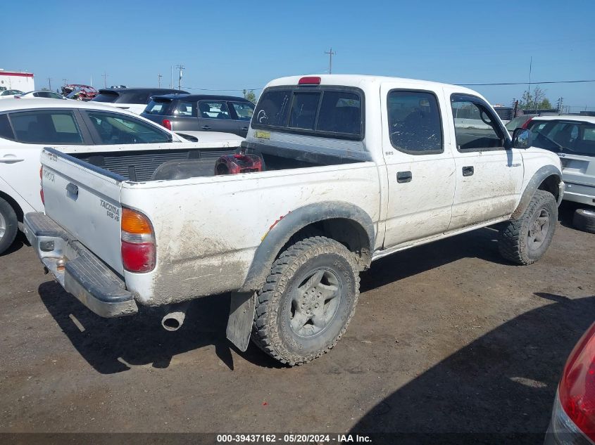 2001 Toyota Tacoma Base V6 VIN: 5TEHN72N31Z766585 Lot: 39437162