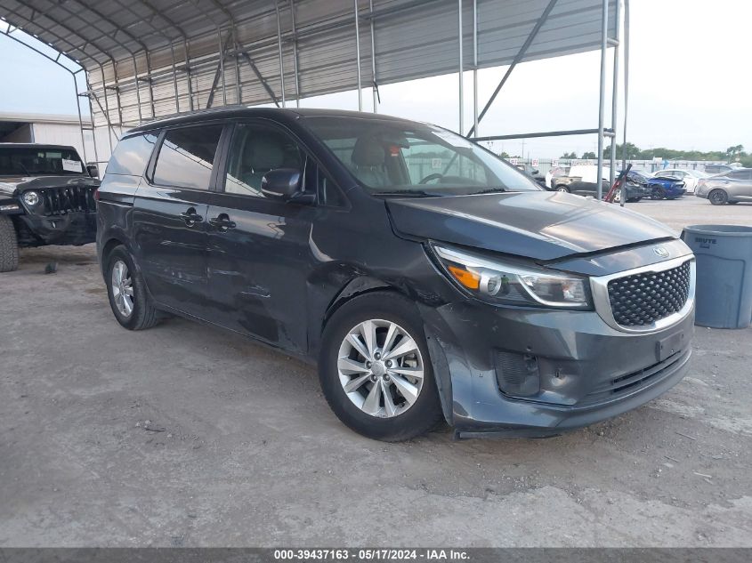 2017 Kia Sedona Lx VIN: KNDMB5C19H6333058 Lot: 39437163