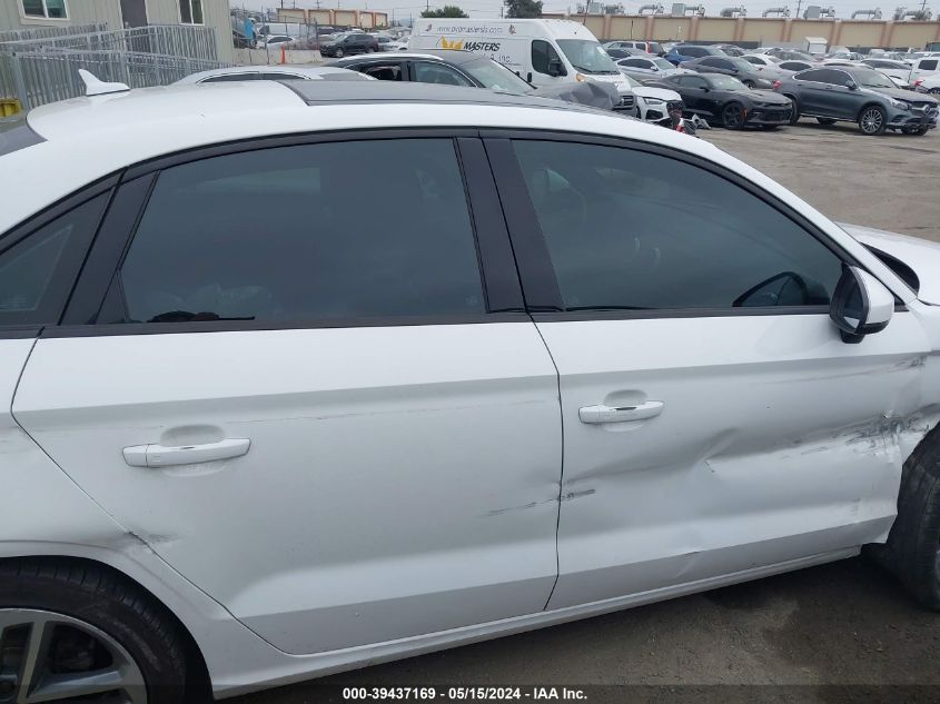 2018 Audi A3 2.0T Premium/2.0T Tech Premium VIN: WAUAUGFF3J1035167 Lot: 39437169