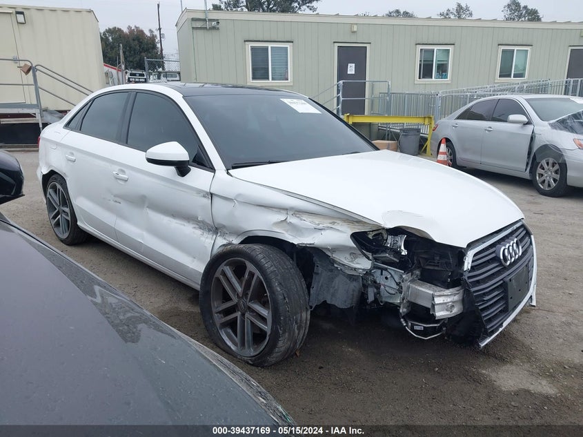 VIN WAUAUGFF3J1035167 2018 AUDI A3 2.0T PREMIUM/2.0T TECH PREMIUM