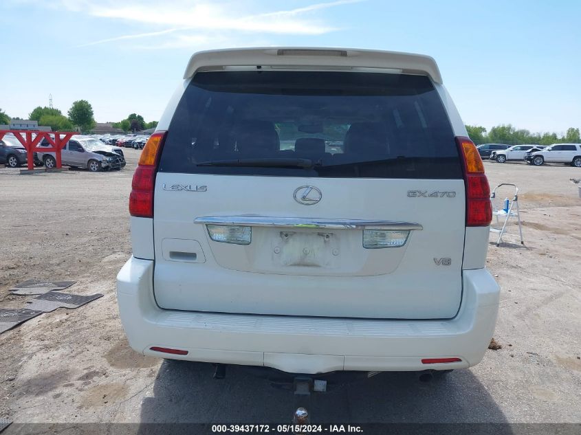 2006 Lexus Gx 470 VIN: JTJBT20X060110416 Lot: 39437172