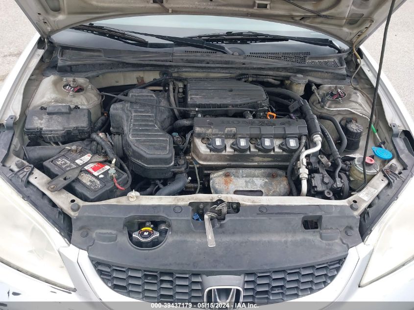 2004 Honda Civic Vp VIN: 1HGEM22304L057415 Lot: 39437179