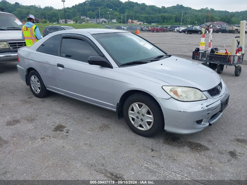 2004 Honda Civic Vp VIN: 1HGEM22304L057415 Lot: 39437179