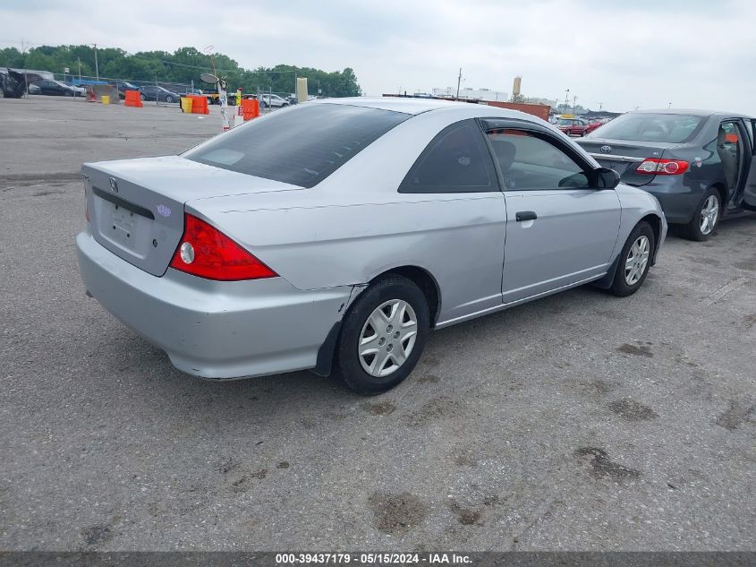 2004 Honda Civic Vp VIN: 1HGEM22304L057415 Lot: 39437179