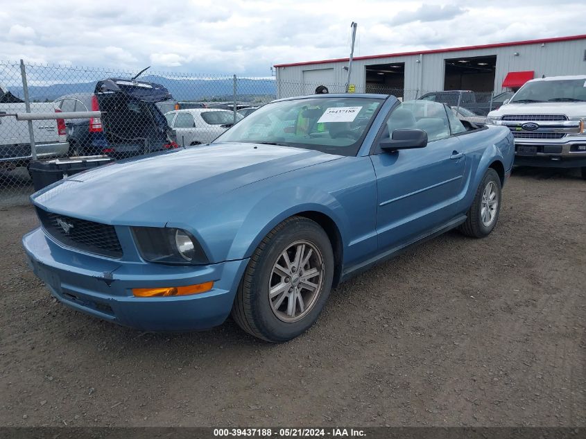 2007 Ford Mustang V6 Deluxe/V6 Premium VIN: 1ZVFT84N775278944 Lot: 39437188