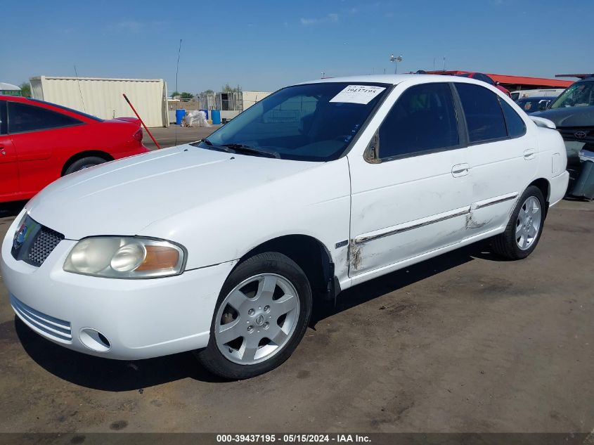 2006 Nissan Sentra 1.8S VIN: 3N1CB51D06L520140 Lot: 39437195