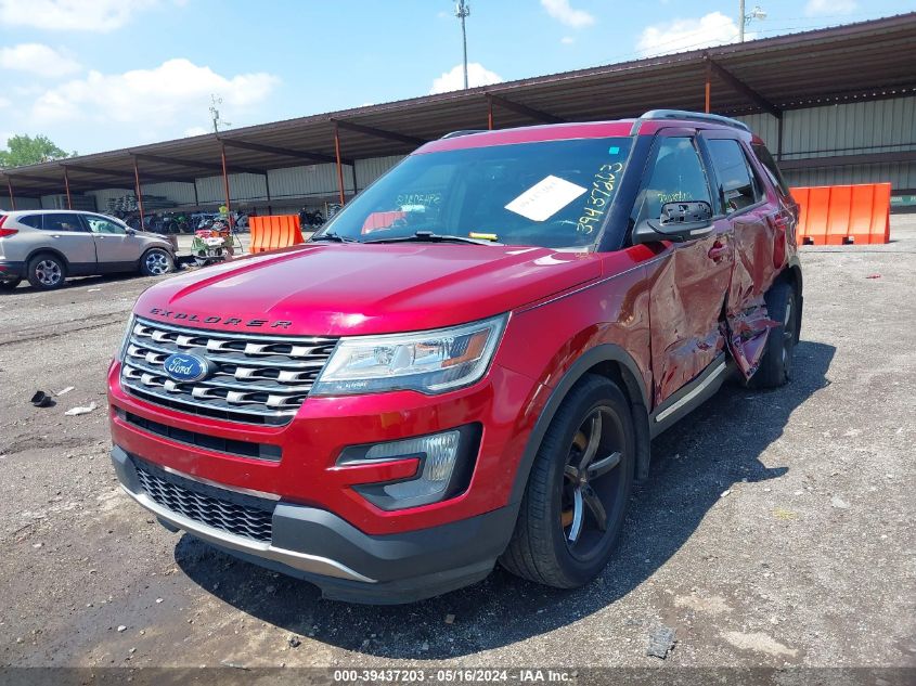 2016 Ford Explorer Xlt VIN: 1FM5K8D86GGD24176 Lot: 39437203