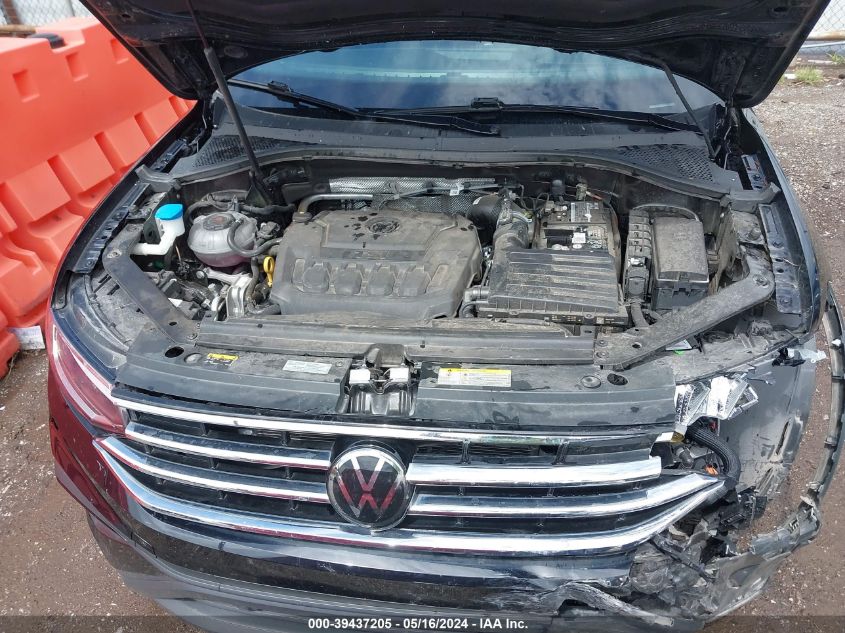 2022 Volkswagen Tiguan 2.0T Se VIN: 3VV3B7AX9NM094395 Lot: 39437205