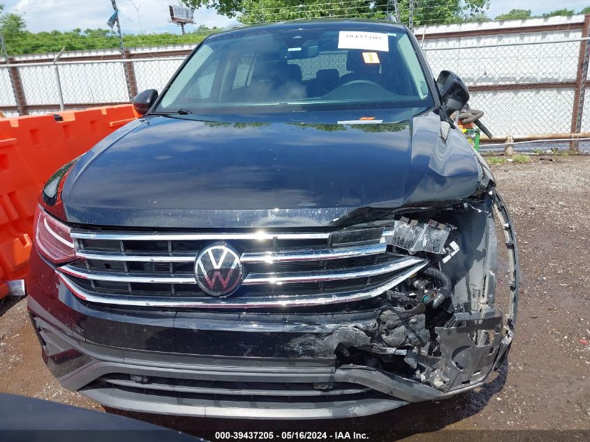 2022 Volkswagen Tiguan 2.0T Se VIN: 3VV3B7AX9NM094395 Lot: 39437205