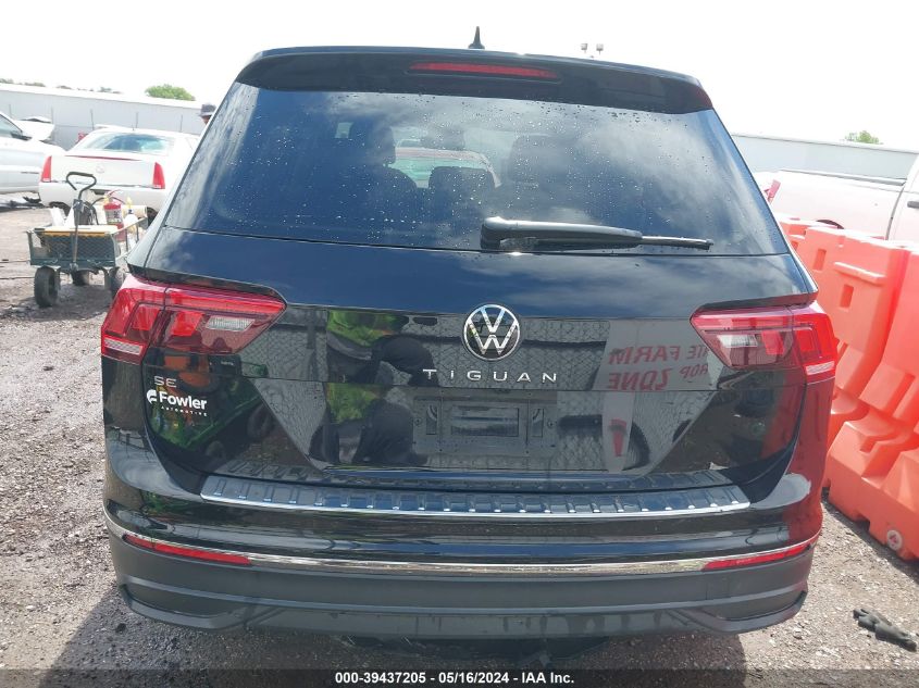 2022 Volkswagen Tiguan 2.0T Se VIN: 3VV3B7AX9NM094395 Lot: 39437205