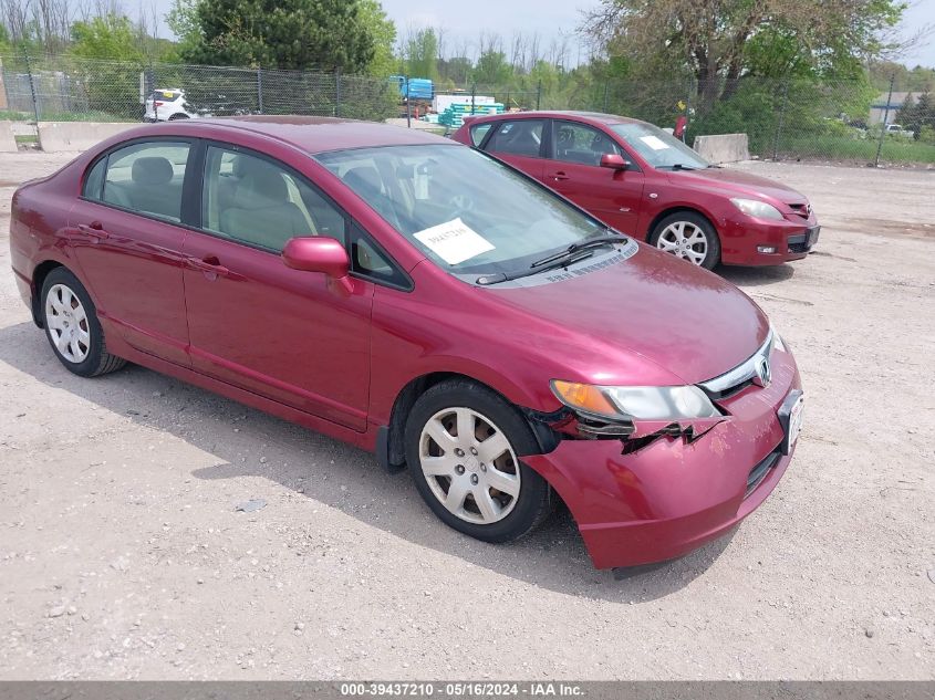 2006 Honda Civic Lx VIN: 1HGFA16516L055789 Lot: 39437210