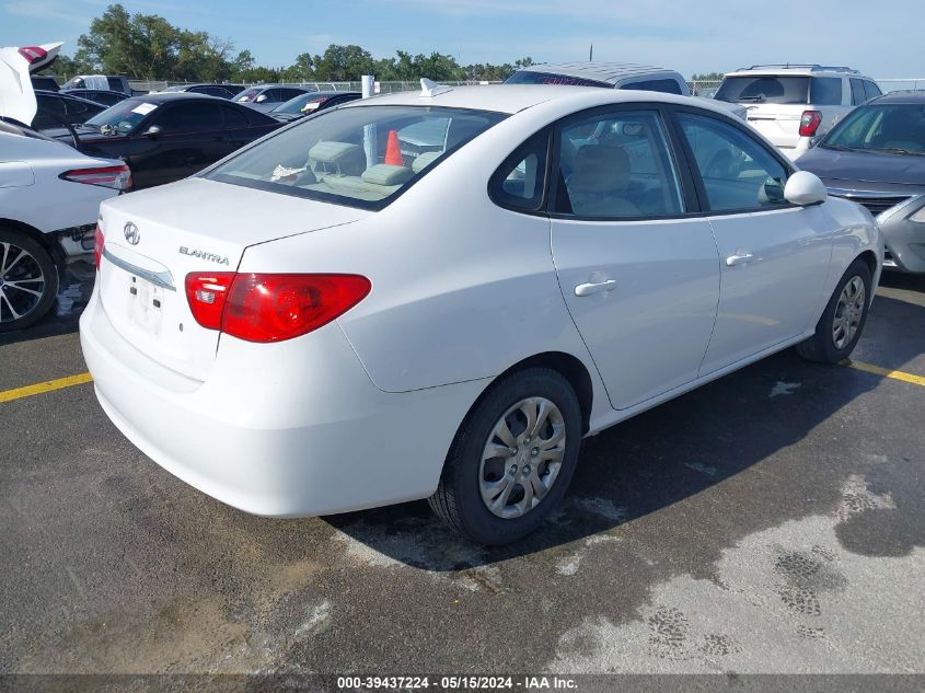 2010 Hyundai Elantra Gls VIN: KMHDU4AD1AU103514 Lot: 39437224