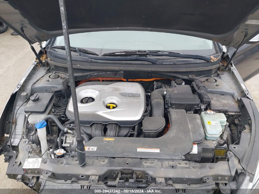 2017 Hyundai Sonata Hybrid Se VIN: KMHE24L14HA055516 Lot: 39437242