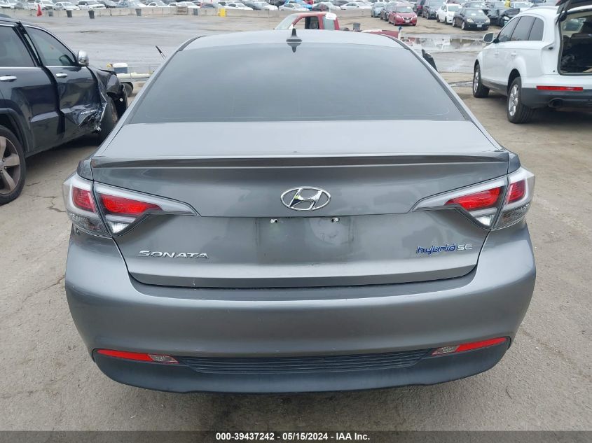 2017 Hyundai Sonata Hybrid Se VIN: KMHE24L14HA055516 Lot: 39437242