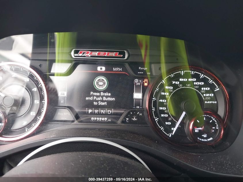 2020 Ram 1500 Rebel 4X2 5'7 Box VIN: 1C6RRELT0LN226599 Lot: 39437259