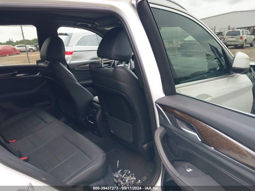 2021 BMW X3 xDrive30I VIN: 5UXTY5C07M9D71531 Lot: 39437273