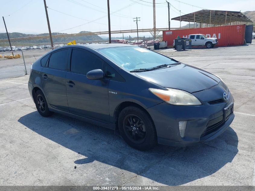 2013 Toyota Prius Two VIN: JTDKN3DU1D1704930 Lot: 39437279