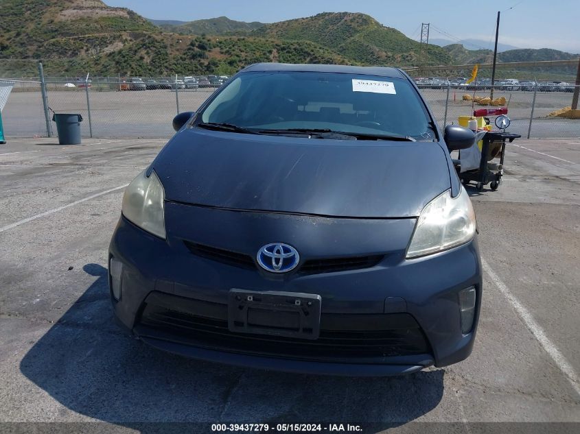 2013 Toyota Prius Two VIN: JTDKN3DU1D1704930 Lot: 39437279