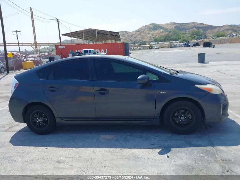 2013 Toyota Prius Two VIN: JTDKN3DU1D1704930 Lot: 39437279